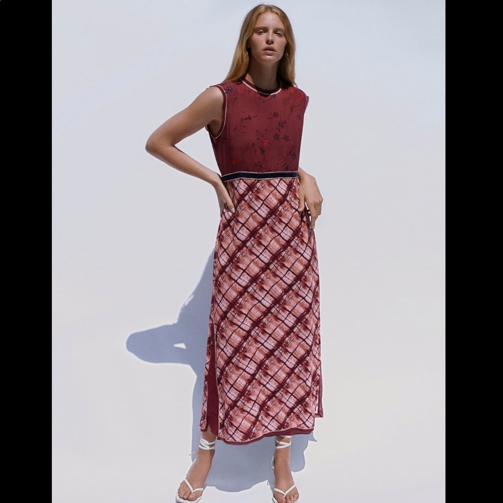 Zara limited edition printed dress